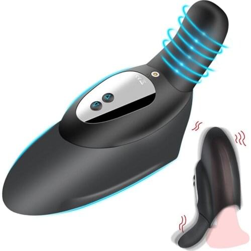 Male Masturbator Electric Jet Cup Glans Penis Trainer Exercise Lasting Tongue Licking Oral Sex Cup Automatic Jet Cup Sex Toys