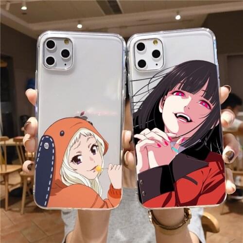 Japanese Anime Kakegurui Jabami Yumeko TPU Soft Silicone case For iPhone XS MAX 6 7 8 Plus SE2020 11 12Pro Mini Max Fundas Coque