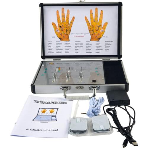 New Hand Therapy Equipment Body Health Care Beauty Machine,Hand Acupoints Therapy Device,Hand Diagnosis System,Meridian Analyzer