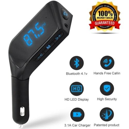 Brand New Car MP3 Player Dual USB Charger FM Transmitter Bluetooth Handsfree Wireless Radio Adapter