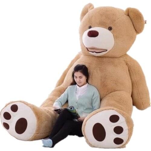 Wholesale 1m-2.6m American Giant Bear Skin Teddy Bear Soft Plush Toys For Children Baby Brinquedos Good Quality Cheap Price