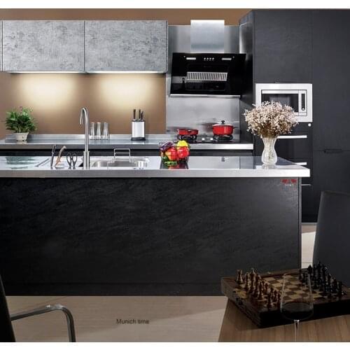 Assembled cabinet processing custom color stainless steel kitchen storage cabinet kitchen decoration overall cabinet