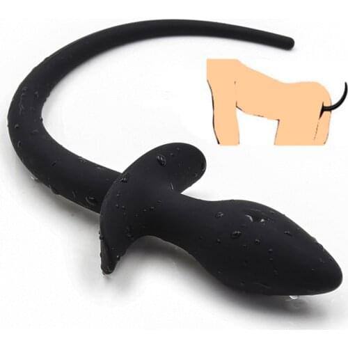 Silicone Dog Tail Anal Plug Butt Plug Sex Toys for Women Men Sex Game SM Anal Expander Erotic Toy G-spot Massage Sex Products