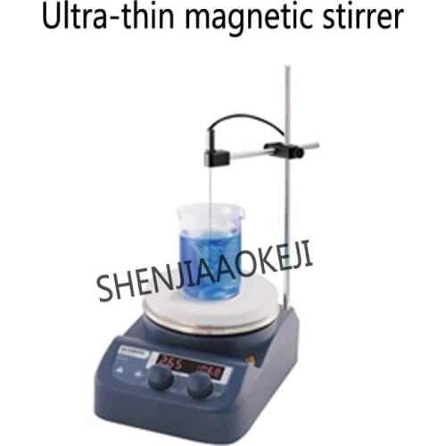 Ultra-thin magnetic heating mixer Digital stove stirrer 200-1500rpm Laboratory general instrument 200-240VAC