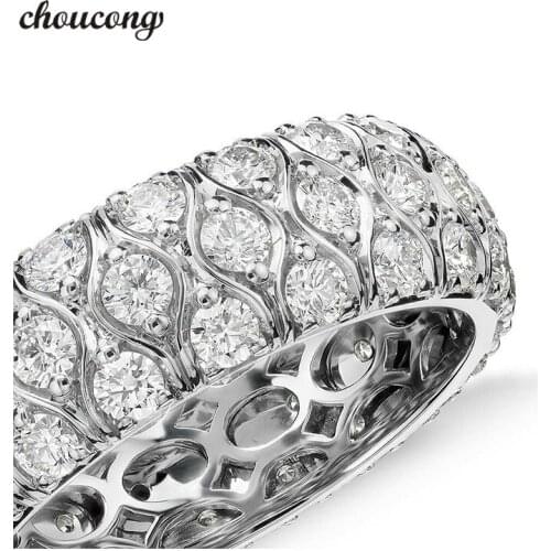 Mysterious Promise Ring 925 sterling Silver Diamond cz Engagement Wedding Band Rings For Women men Jewelry Gift