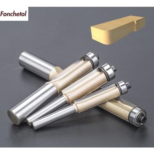 1PCS,CNC woodworking router bit,Trimming milling cutter,wood,MDF,2 flutes straight end mill,trimmer engraving bit,plywood