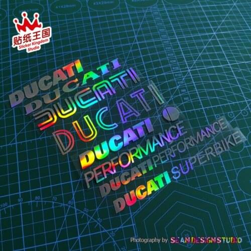 2 Pics For 848 899 959 1098 1198 1199 1299 V4S Motorcycle Motor Bike Color Laser Sticker Waterproof Decal 21