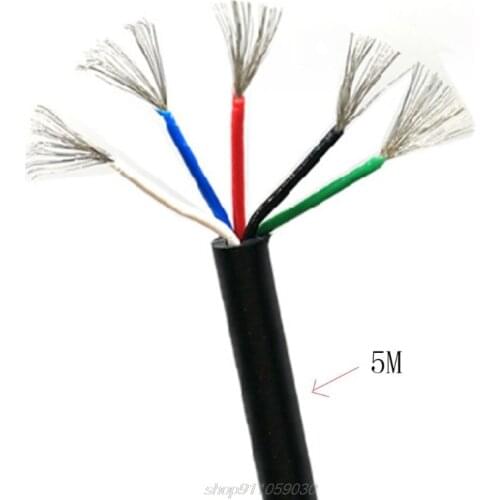 5 Cores Silicone Cable Wire Electronic Soldering Iron STC-T12 Line Welding Station Handle High Temperature N24 20 Dropshipping