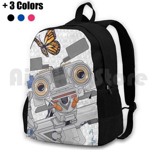 5 Is Alive!!! Outdoor Hiking Backpack Waterproof Camping Travel Johnny 5 Johnny Five J5 Robot Short Circuit Number 5 Steve
