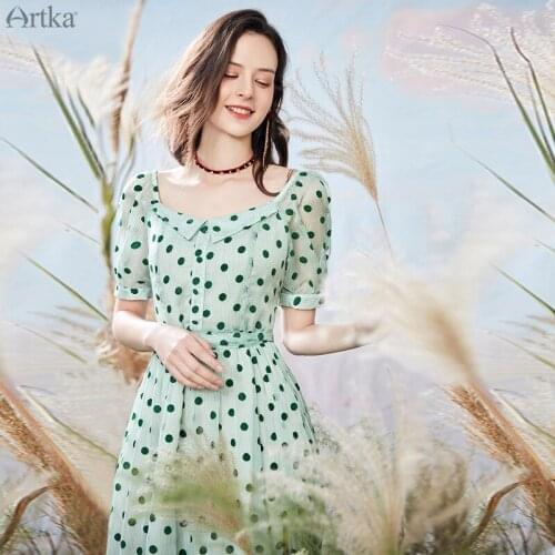 Летние шифоновые платья Artka China At AliExpress