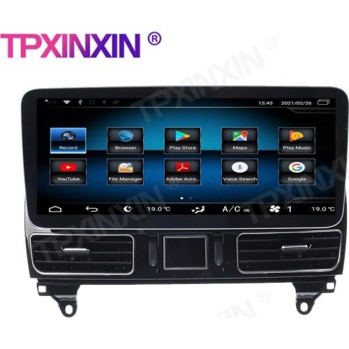 12.5inch Android 4G+64G 4G LTE Car GPS Navigation Multimedia Player For Mercedes Benz GL ML 2012-2016 Wireless Carplay