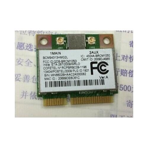 BroadCom BCM94313HMG2L BCM4313 Half Mini PCI-e WLAN Wifi wireless Card