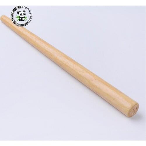 NavajoWhite 285x11~25mm Wood Ring Enlarger Stick Mandrel Sizer Tool for Ring Forming and Jewelry Making Jewelry Tool