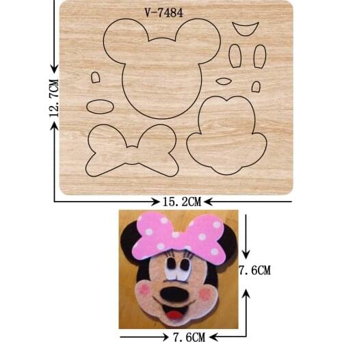 DIY New Cartoon wooden dies cutting dies for scrapbooking /Multiple sizes /V-7484