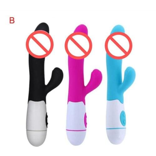 30 Speed Dual vibration G-spot dildo vibrators for women vagina clitoris stimulator vibrator sex toys sex products colors 30pcs