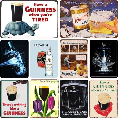 Good beer. Bar signs vintage metal tin plate retro iron painting decor wall for pub cage home shop wall trim