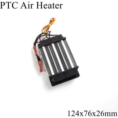 124x76x26mm 220V 600W PTC Heater Ceramic Thermistor Air Heating Mini Outdoor Heaters Induction Aquarium Water Car Film Plate