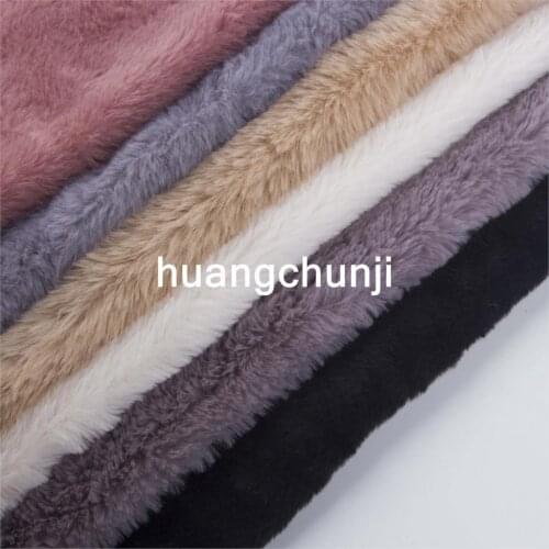 New plush clothing crafts shoe cushion fabric fur fabric 160*90cm/pcs