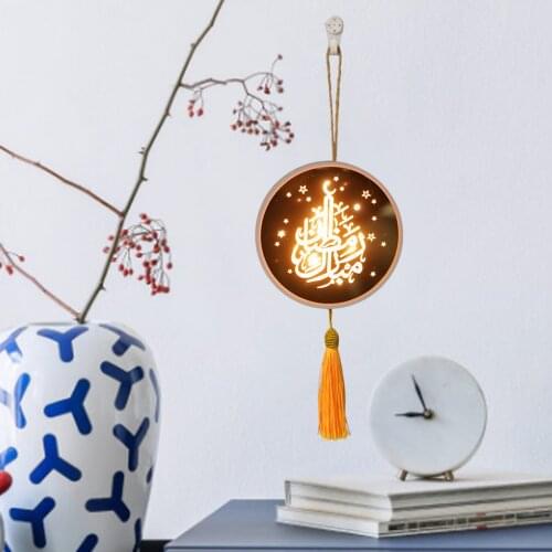 2021 New multi-pattern wall hanging Ramadan night light decoration holiday gifts home furnishing decorations
