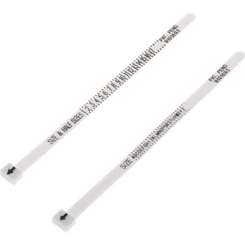 2021 New Ring Sizer Scale Gauge Finger Stick Mandrel Measurement Jewelry Tools Check Size 2020 trend