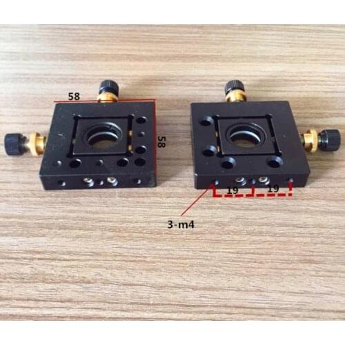 Optical adjust support for collimator dilator mirror lens medical fine tools