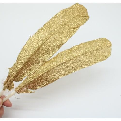 Wholesale 100pcs/lot Beautiful Turkey Feathers for Crafts 25-30cm/10-12inch Jewelry Christmas for Carnival Plumes Plumas