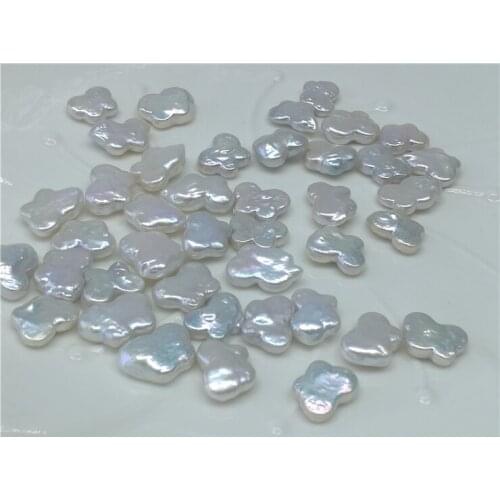 WHOLESALE Butterfly Shape 10-11mm Size White Color Natural Real Pearls, Loose Freshwater Pearls, 30PCS/LOT
