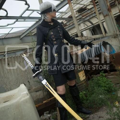 Hot Game NieR Automata 9S YoRHa No. 9 Type S Fancy Party 2017 Cosplay Costume With Bag for COSPLAYONSEN Cosplay Shoes