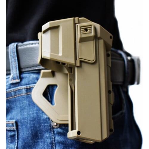 Tactical Movable Pistol Holsters Hunting Airsoft Gun Belt Holster Accessory for G17,G18 Series Right Hand