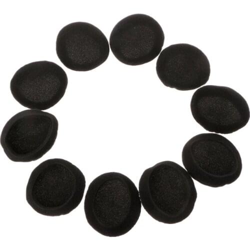 27RA 10Pcs 50mm Soft Sponge Headband Headphone Pad Cushion Headset Cover Replacement