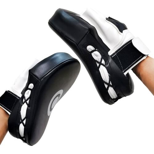 2PCS Boxer Target Curved Focus Punch Mitt Taekwondo Kickboxing Muay Thai Target Fitness Boxing Training Target Sandbag Hpt