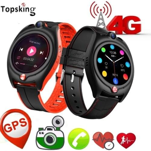 4G Smart Watch Kids GPS WIFI Trace Locate Pedometer Positioning IP67 Waterproof Watch SportsHeart Rate Blood Alarm Stopwatch