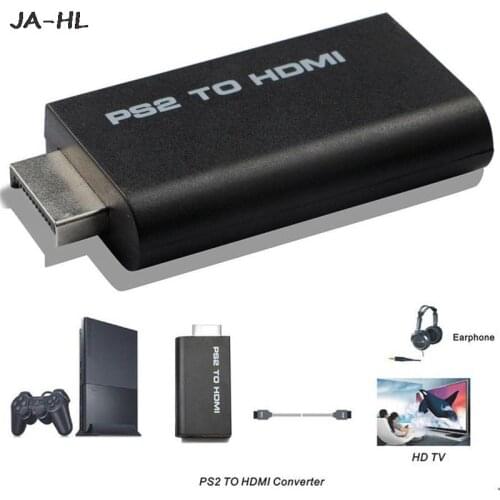 For PS2 To HDMI-compatible 480i/480p/576i Audio Converter Video Adapter With 3.5mm Audio Output Supports For PS2 Display Modes
