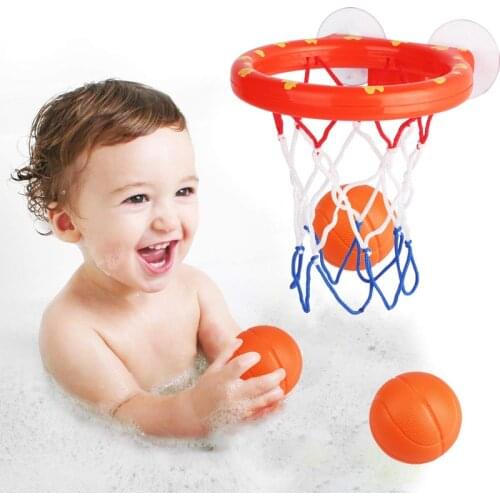 Children Playing Basketball Basketball Hoop Bathroom Toys Baby Suckers IndoorBaby Playing In Water Parent-child Interactive Toys