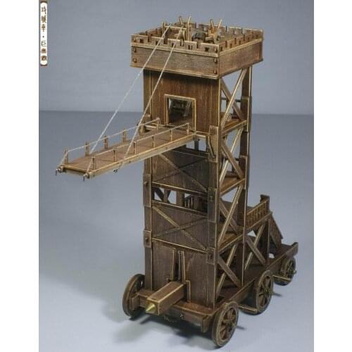 Ancient chariot model series Large Siege Engine wooden model kit