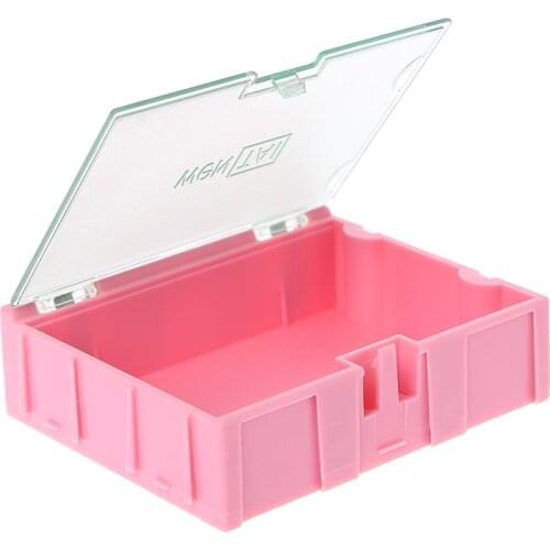 Mini SMD SMT Electronic Box IC Electronic Components Storage Cases 75x63x21mm