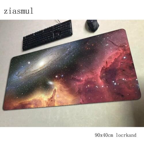 Universe mouse pad 90x40cm mousepads cute best gaming mousepad gamer wrist rest large personalized mouse pads keyboard pc pad