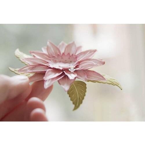 Mmao Crafts Metal Steel Cutting Dies Flower leaf decoration Stencil For DIY Scrapbooking Paper/photo Cards Embossing Dies
