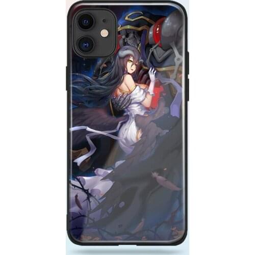 Overlord ainz ooal gown and albedo soft silicone glass For iPhone SE 6 6s 7 8 Plus X XR XS 11 12 mini Pro Max phone case cover
