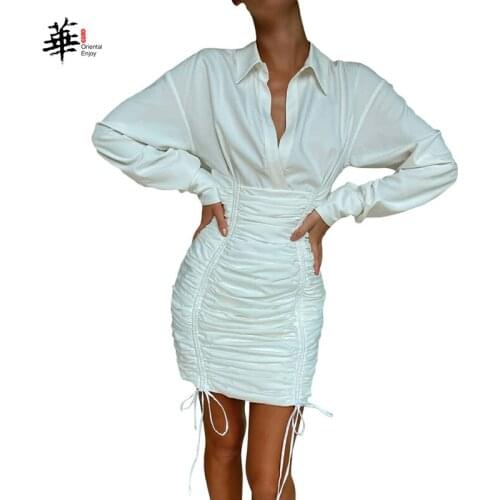 Oriental Enjoy Fashionable Shirt Dresses