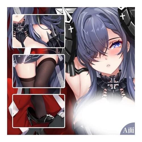 Game Azur Lane KMS August von Parseval Dakimakura Hugging Body Pillow Case Otaku Loli Pillow Cushion Cover Cosplay Gifts