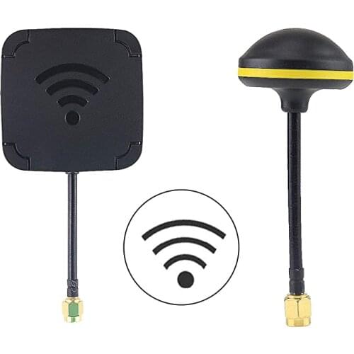 RC FPV Receiver 5.8G 14DBI High Gain Flat Panel & Mushroom FPV Antenna for EV800D FPV Goggles Receiver RC Drones