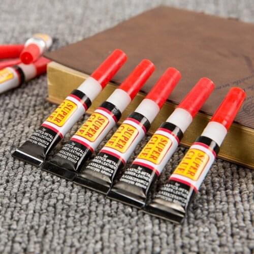 10Pcs Liquid Super Glue 502 Instant Strong Bond Leather Wood Rubber Metal Glass Cyanoacrylate Adhesive Shoe Glue GQ