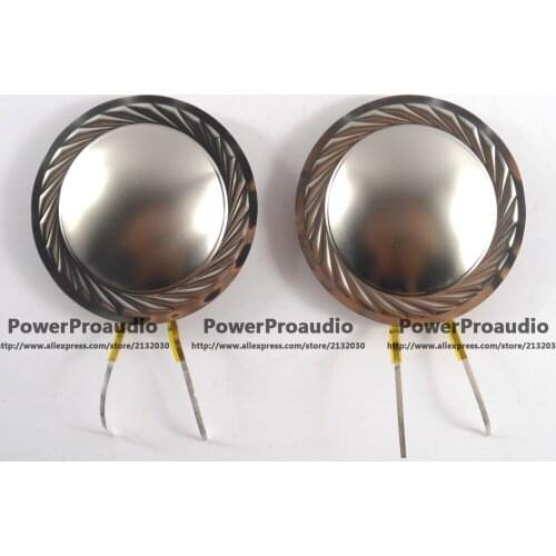 2PCS Diaphragm for Driver Titanium Dome Voice Coil 44.4mm 8 ohm 1.75inch Round Wire