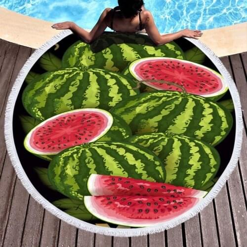 Kiwi watermelon fruit Bath towels Beach mat towel microfiber towel Beach towel large beach towels miraculous Towel beach Towels