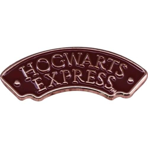 Express Ticket Brooch Majic Platform Enamel Pin moive inspired Jewelry great gift for Harry fans