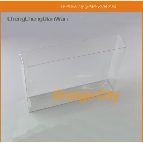 ChengChengDianWan for SNES N64 Game box Protector Case CIB games plastic PET Protector for Nintendo game boxes 10pcs/lot