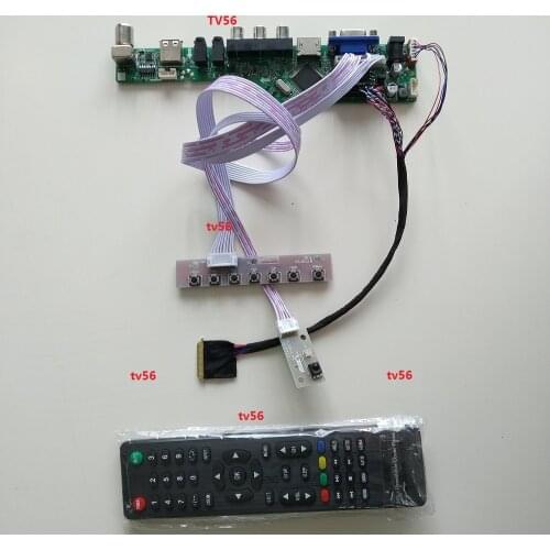 For 15.6" LTN156AT02 VGA LED USB AUDIO TV HDMI driver Controller Board display 1366*768 AV LCD panel monitor