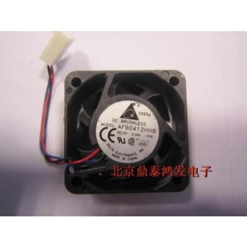 Delta AFB0412HHB 40*40*15 12V 0.20A 3 line double ball bearing fan