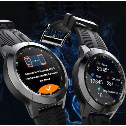 GSM bluetooth Call Built-in GPS Air Pressure Compass Heart Rate Blood Pressure Weather Smart Watch Phone